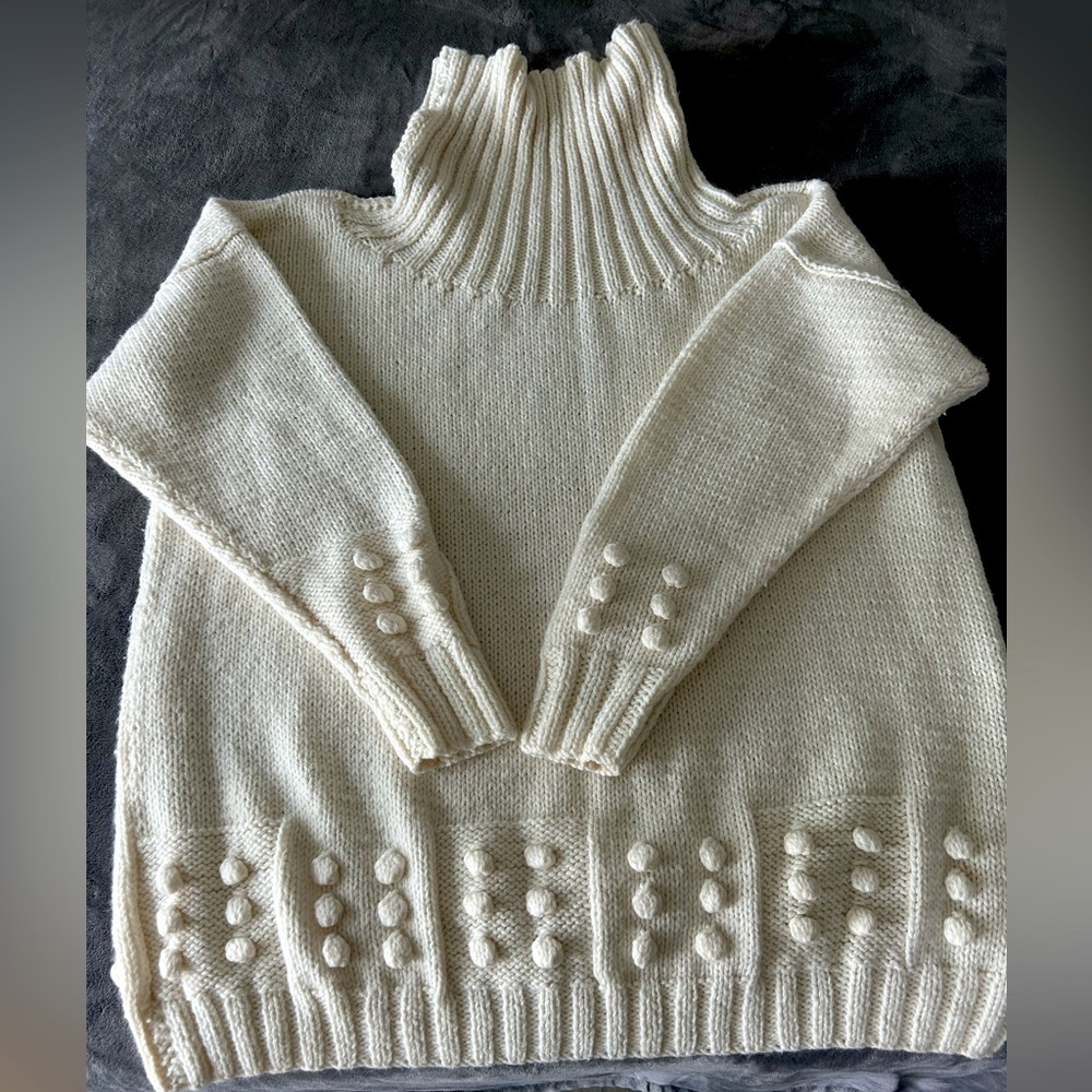Irish hand knitted sweater
